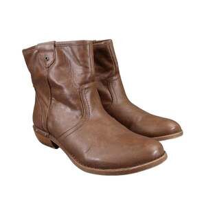 Fergalicious Shoes Womens 6.5 Booties Fashion Western Pull On Ankle Boot Mollie